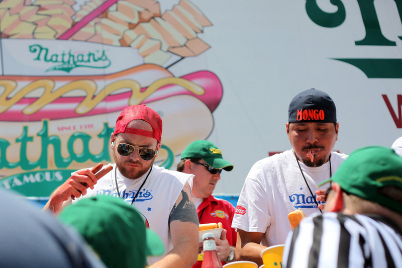 Illustration for article titled The Nathan's 4th of July Hot Dog Eating Contest Is America